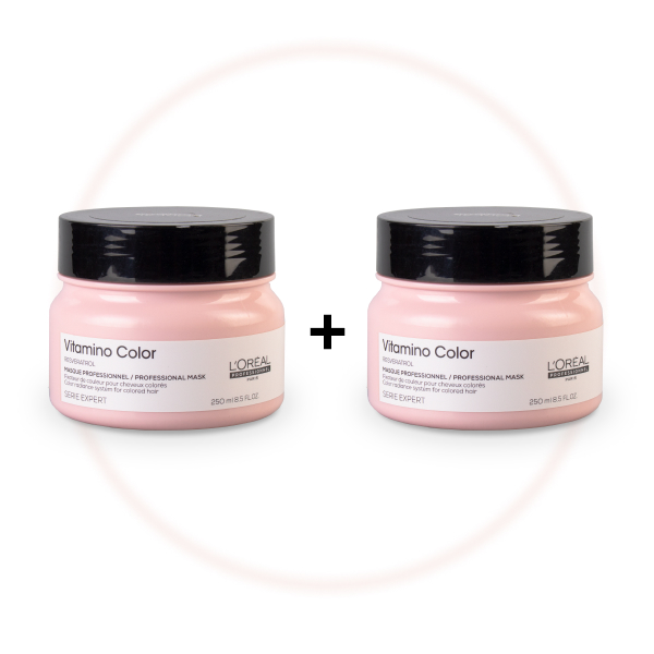 1+1 염색모 탈색모 헤어팩 로레알 비타미노 컬러 마스크 250ml