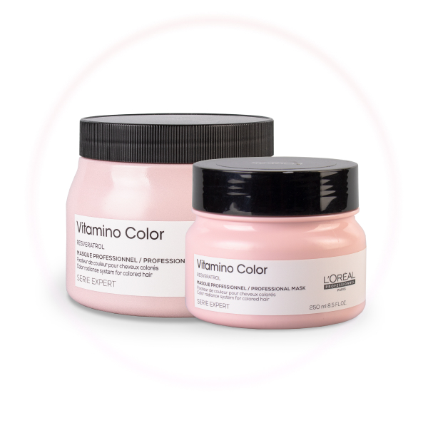 로레알 비타미노 컬러 염색모 마스크 세트 500ml+250ml