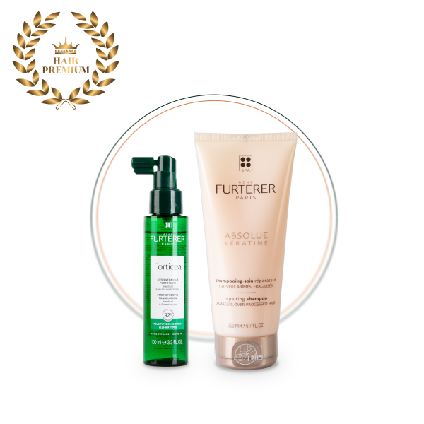 르네휘테르 압솔뤼 케라틴 샴푸 200ml & 포티샤 두피 세럼 100ml 두피 케어세트