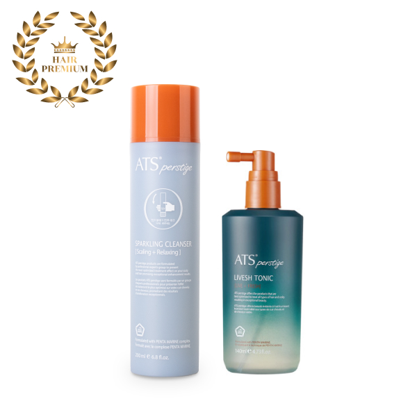 [여름 두피케어세트] ATS 스파클링 클렌저 200ml+ 퍼스티지 리버시 토닉 140ml