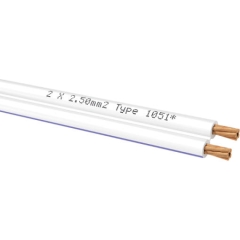[Oehlbach] 오엘바흐 Performance SPEAKER WIRE 25 화이트 (벌크형 1m당 금액) 스피커케이블 (D1C1051)