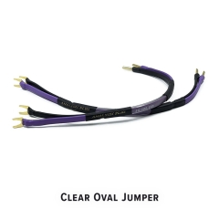 [Analysis Plus] 아날리시스플러스 Clear Oval 클리어 오벌 점퍼케이블 (30cm)