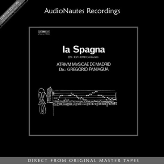 [Audio Nautes]오디오나우테스 Gregorio Paniagua 5-17세기 르네상스와 바로크 음악 모음집 La Spagna XV-XVI-XVII Centuries (1LP)