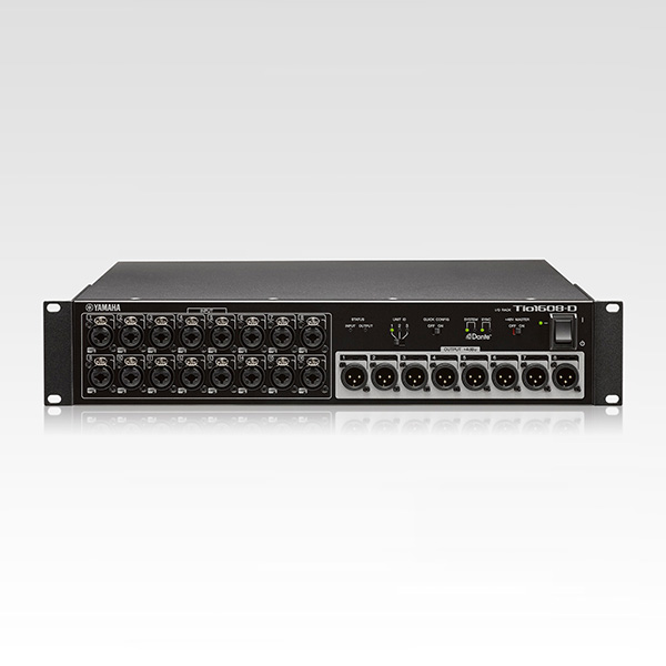 [YAMAHA] 야마하 Tio1608-DI/O Rack인/아웃 랙Dante네트워크 지원