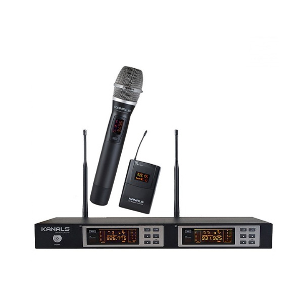 [KANALS] 카날스 BK-2001A◆프로페셔널 2채널 무선 마이크 시스템◆고품격 공연장 및 콘서트 홀