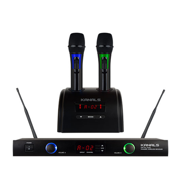 ◆[KANALS] 카날스 KM-9600R◆무선마이크◆2채널◆