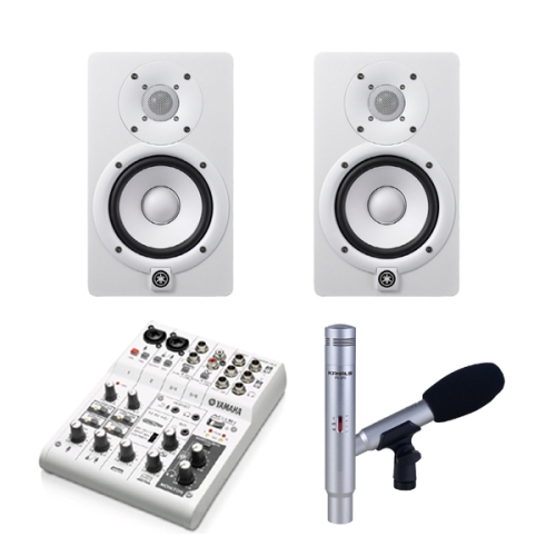 [YAMAHA] 야마하 HS5 + [YAMAHA] 야마하 AG06 + [KANALS] 카날스 PS-575 홈레코딩 입문 패키지