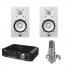 [YAMAHA] 야마하 HS5 + [YAMAHA] 야마하 AG06 + [KANALS] 카날스 PS-575 홈레코딩 입문 패키지
