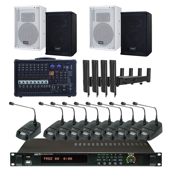 [20인 회의실 패키지] 인터엠 IMC,IMD,IMS-300 + 카날스 BKM-1400 + KRS-610 + 젠하이저 EW100g4 e835
