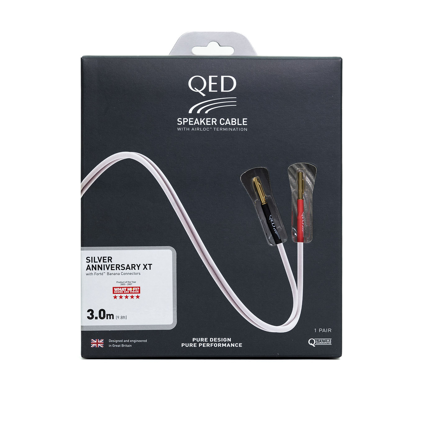 [QED] Reference Silver Anniversary Xt 스피커 케이블 팩토리 완제품