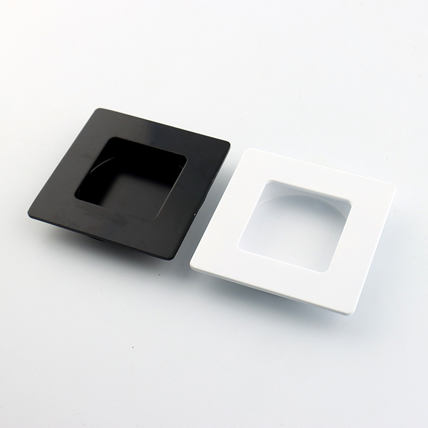 유진 사각 오목 손잡이 미닫이 슬라이딩 도어용 - 컬러 선택 - 68mm 정사각