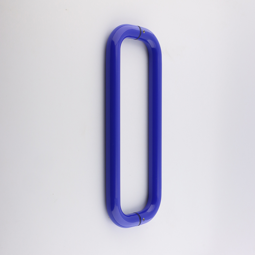 유진 GS184 파랑 340mm 강화도어 손잡이