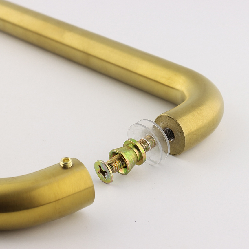 유진 GS184 티타늄골드 무광 340mm 강화도어 손잡이