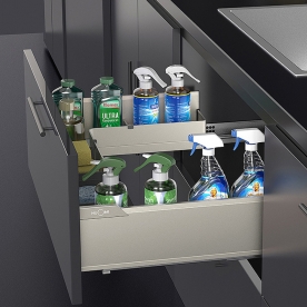 코드번호:DI-30416 / 누오미 엔칸토 골드 싱크볼 서랍형 수납함