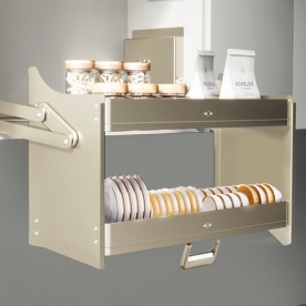 코드번호:DI-30409 / 누오미 엔칸토 골드 리프트랙 2단용 접시꽂이