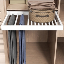 [드레스시스템] 바지걸이 / 화이트 / 코드번호:BL-73023