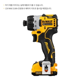12V MAX / 3.0Ah 브러쉬리스 컴팩트 스크류 드라이버