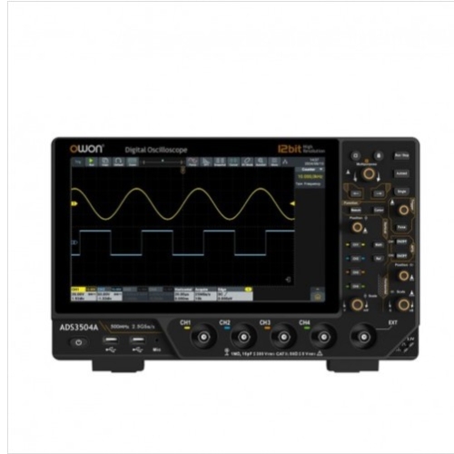 OWON ADS3352A 2채널, 350MHz, 2.5GS/s, 100M 디지털 오실로스코프