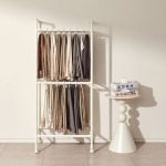 카트형 이동식 바지걸이 행거 2단