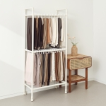 카트형 이동식 바지걸이 행거 2단