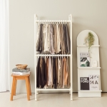 카트형 이동식 바지걸이 행거 2단