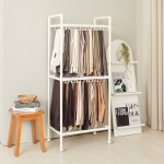 카트형 이동식 바지걸이 행거 2단