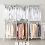 트윈 시스템 행거 드레스룸 2단행거