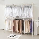 트윈 시스템 행거 드레스룸 2단행거