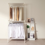 무볼트 드레스룸 싱글 2단 행거