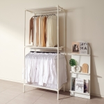 무볼트 드레스룸 싱글 2단 행거