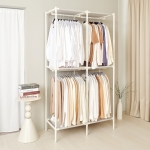 무볼트 드레스룸 더블 2단 행거