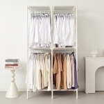 무볼트 드레스룸 더블 2단 행거