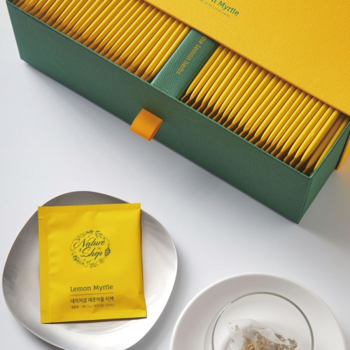 네이처샵 레몬머틀 프리미엄 티백박스 50포 서랍형 고급패키지+낱포장 선물세트