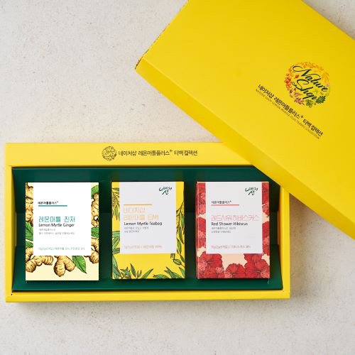 [크리스마스 이벤트 20%+쇼핑백][레몬머틀 플러스]티백 컬렉션-레몬머틀 5포+히비스커스5포+진저5포 SET