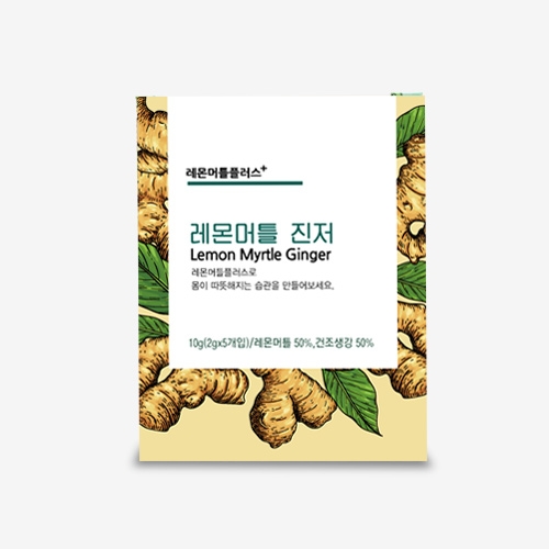 [레몬머틀 플러스] 레몬머틀 진저 5포 단품