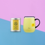 [10%할인] 스테이24 코지핸드머그컵(레몬컬러) 460ml+티백20포