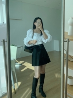 [100]벨트 핀턱스커트
