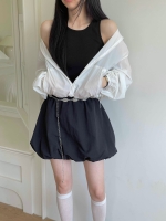 [117] 민소매 벌룬 원피스