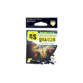 세이코 컬러육각고무 완충쿠션고무 채비소품