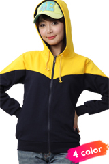 MU608 특양면 짚업 옆 주머니 N스타일