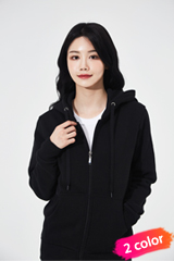 프리미엄 오버핏 기모 집업후드