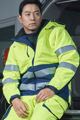 TWB-PR714 형광패딩점퍼