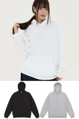 애슬 빅실루엣 쭈리후드티 오버핏