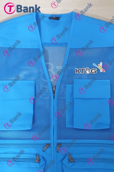 임직원 봉사단 단체조끼 제작 사례 | 로고 인쇄 맞춤 단체조끼