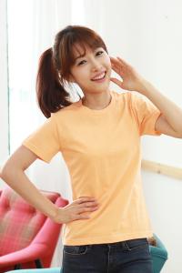 26수 여성용 고급형 라운드티(옆라인)