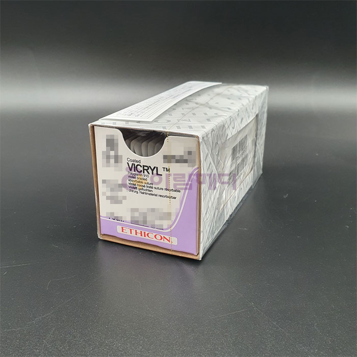 (에치콘) 바이크릴 Vicryl W9831T (6/0) 24EA/BX