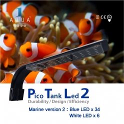 Pico Tank Led2-해수버전2-블루34 화이트6-조명-1AQUA