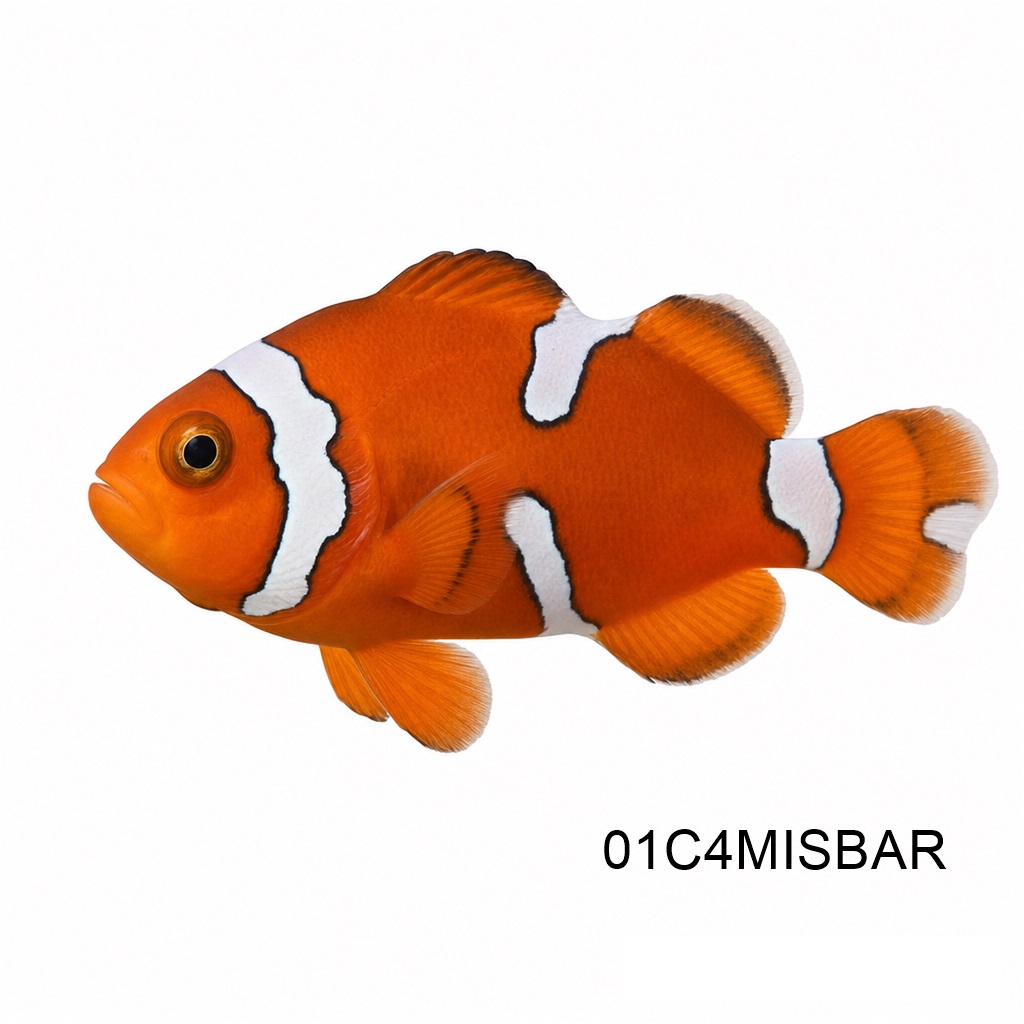 미스바 오렌지 오세랄리스 (4-5cm up, 미스바)_Misbar Orange ocellaris (coral sea)_인도네시아 양식_01C4MISBAR
