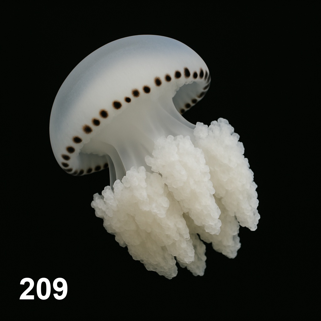 대리석 해파리(10cm+)_209_Lychnorhiza lucerna