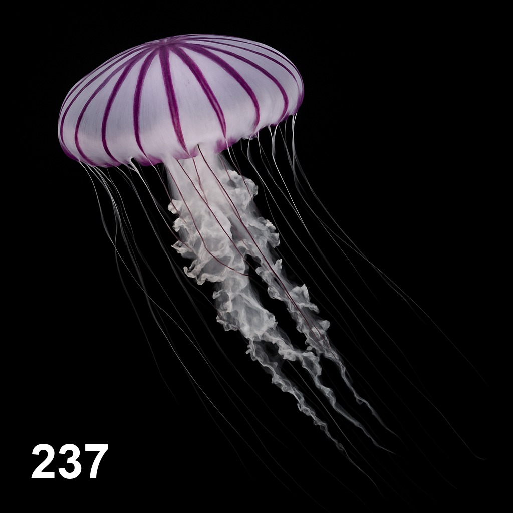 보라줄무늬해파리(18cm+)_237_Chrysaora colorata
